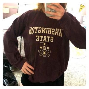 Washington State Deep Red Sweatshirt